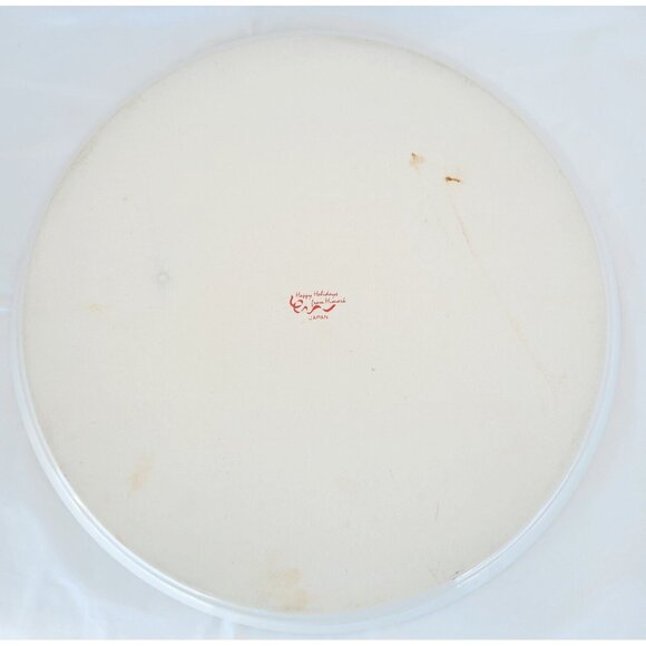 VtgChristmas Tree Cake Plate & Serving Spatula Matching Set Holiday Party Serve - Picture 5 of 7